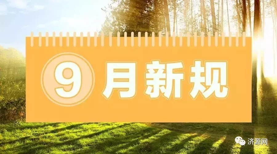 9月新规来了